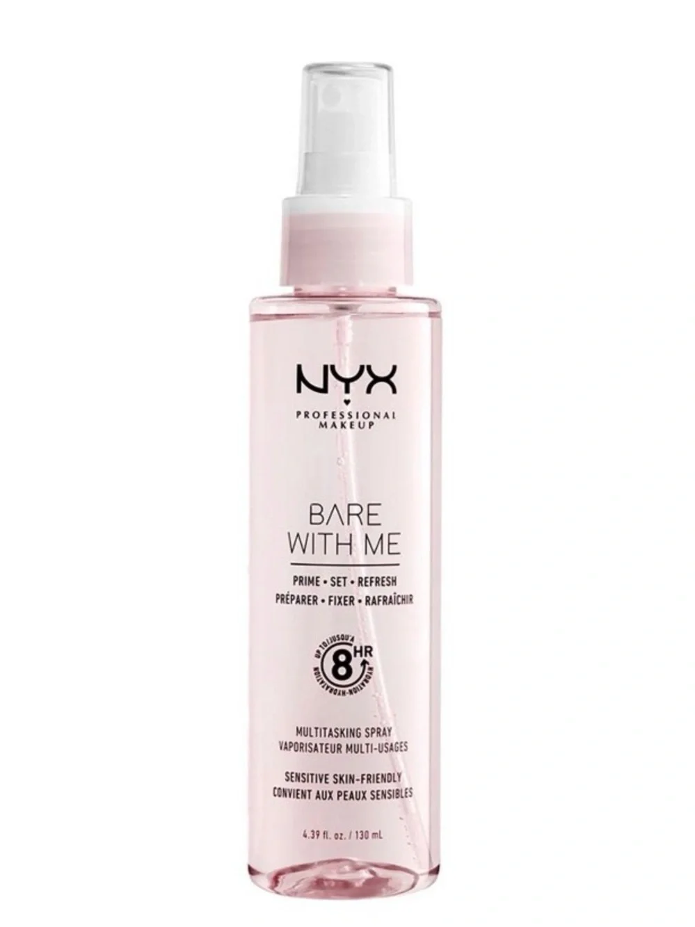 NYX Bare With Me Multitasking Setting Spray - Light Pink